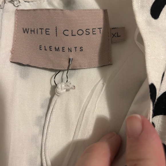 White Closet Black and White Floral Dress - Picture 6 of 6